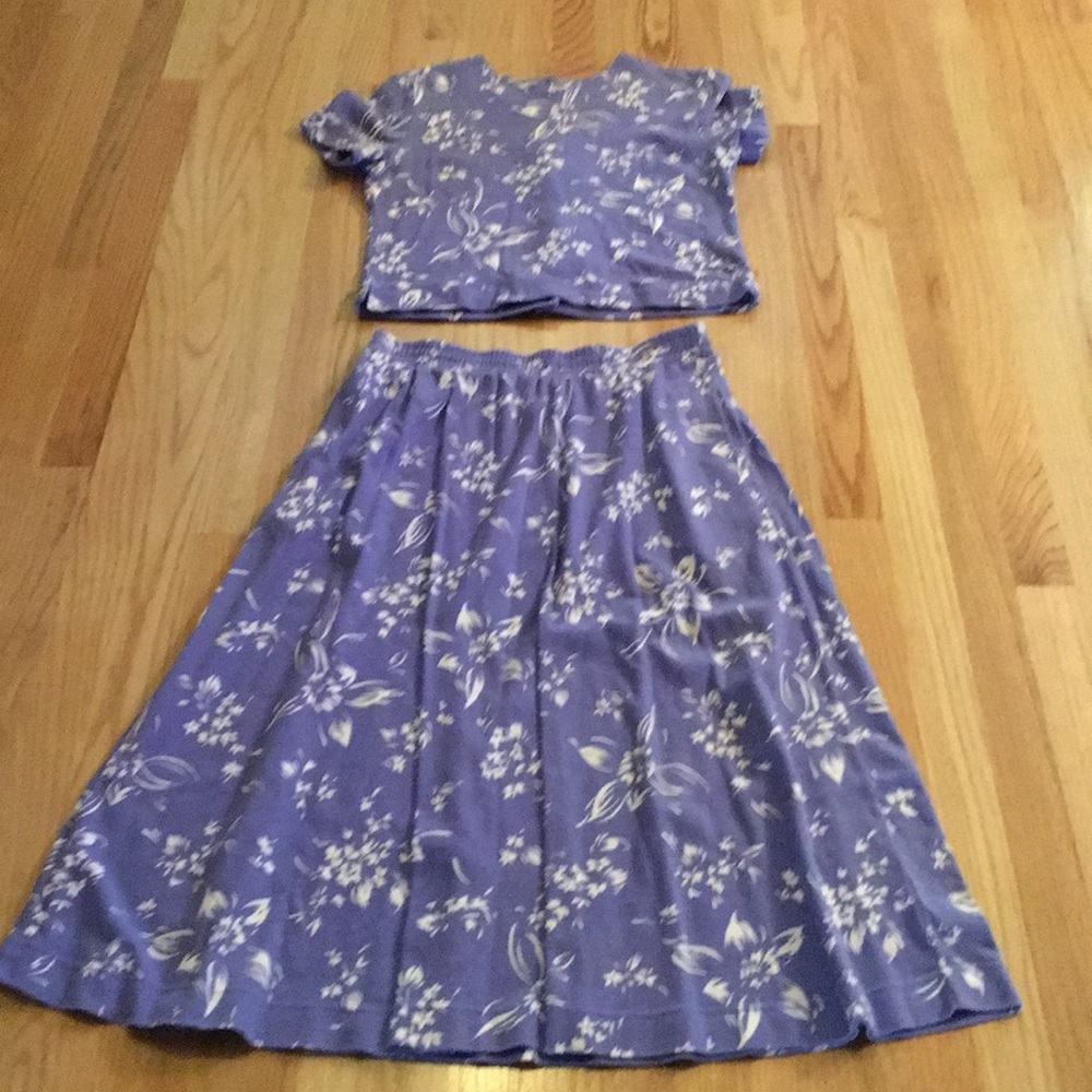 Talbots marching top/skirt.